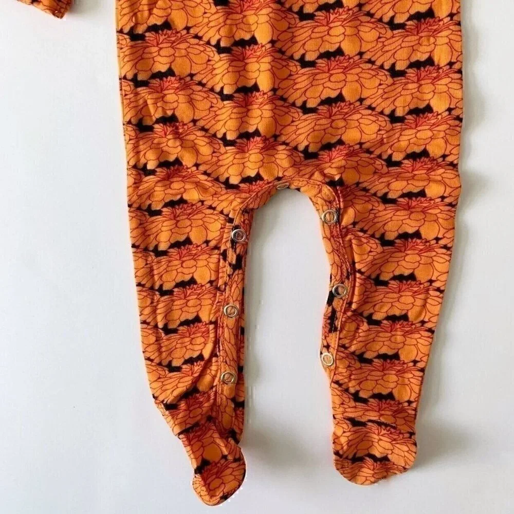 NWT Kate Quinn Organics 0-3 Months Bamboo Baby Footie